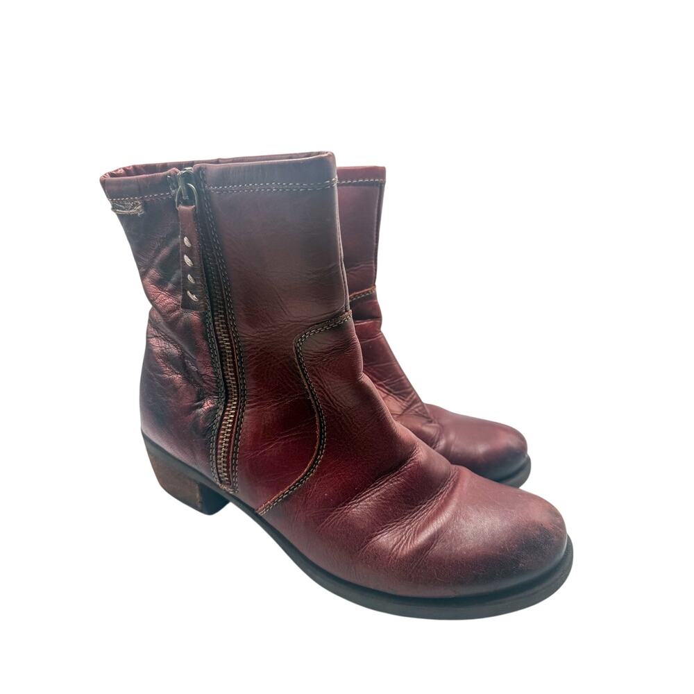 Pikolinos Size 37 soft leather heeled booties